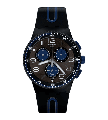 Swatch New Chrono Plastic SUSB406 Kaicco Herren • Chronograph • Schweizer Qualität