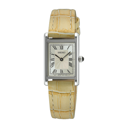 Seiko SWR095P1 Damenuhr Weiß • Quarzwerk mit Hardlex-Glas • Spritzwassergeschützt
