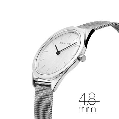 Bering Ultra Slim 17031-000 Damenuhr Silber • Saphirglas • Milanaise-Armband, Bild 2