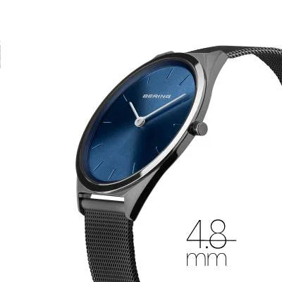 Bering Classic 17039-227 Unisex Armbanduhr Schwarz • Saphirglas • Milanaise-Armband, Bild 2