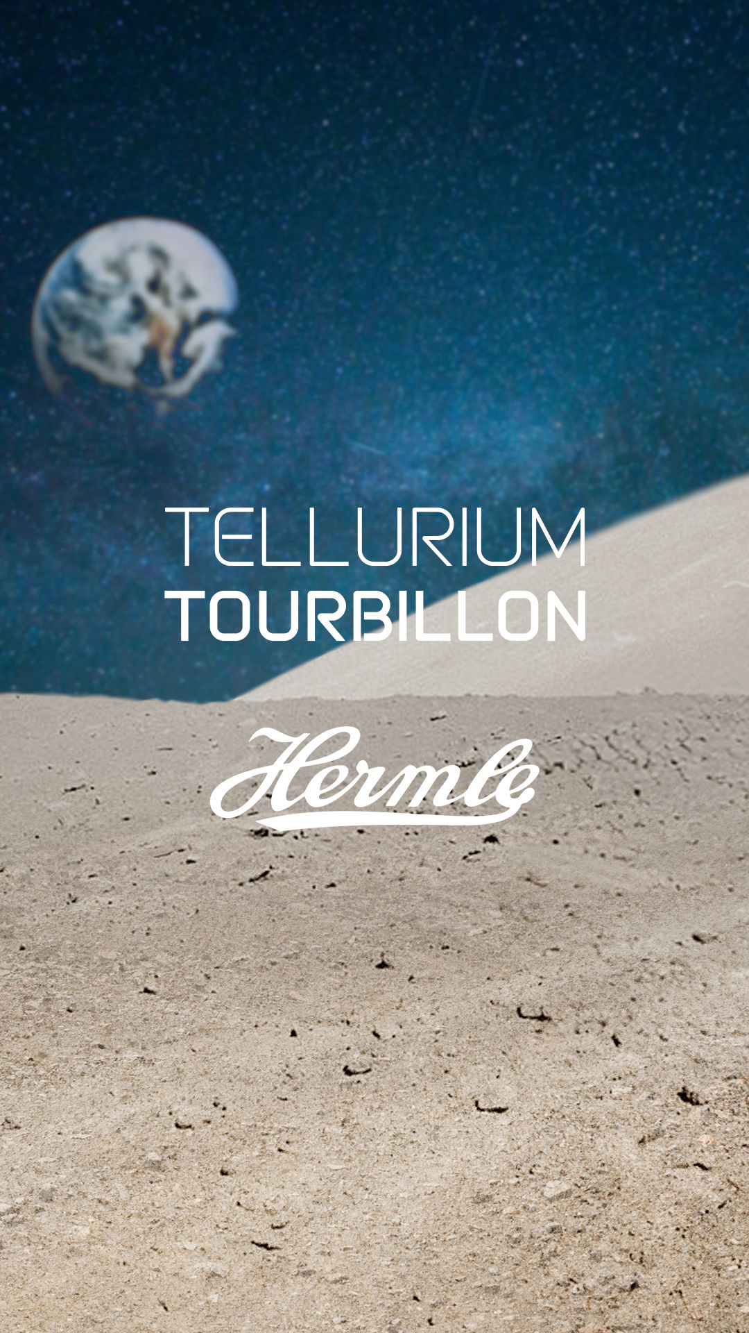 TELLURIUM TOURBILLON Hermès auf beigem Grund