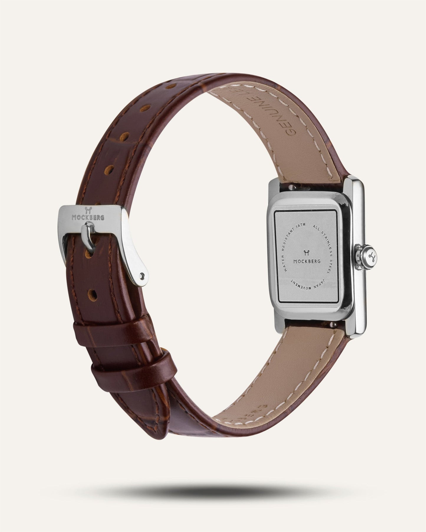 Mockberg Timeless MB0248 Damen Armbanduhr Braun • Mineralglas • Römische Ziffern, Bild 5
