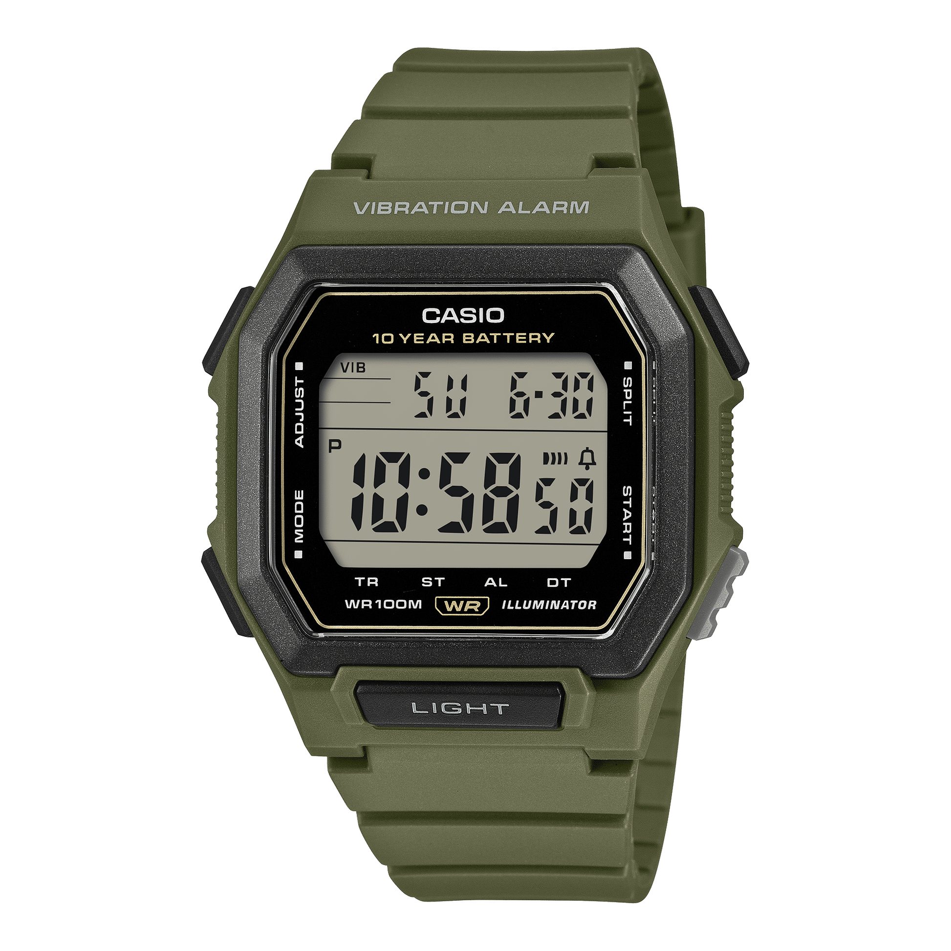Casio Timeless W-738H-3AVEF Herrenuhr • Vibrationsalarm • 10 Bar Wasserdicht, Bild 2