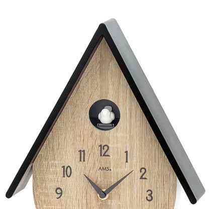AMS W7512 Wanduhr • Quarz-Pendelwerk • Vogelmelodie