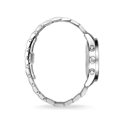 Thomas Sabo Rebel Urban WA0015-201-203 Herren Chronograph Silber • Mineralglas mit Saphirbeschichtung • 5 ATM Wasserdicht