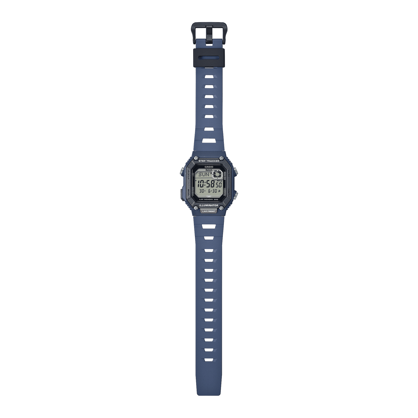 Casio WS-B1000-2AVEF Herren Armbanduhr Blau • Bluetooth Schrittzähler • 10 ATM Wasserschutz, Bild 3