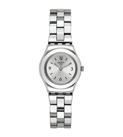 Swatch Irony XS YSS300G Damenuhr Silber • Poliertes Edelstahlgehäuse • Triple-Link-Armband