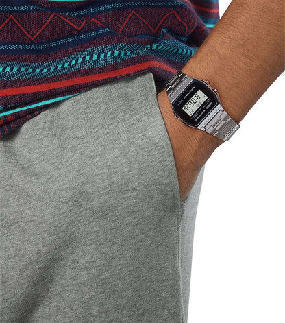 Casio Vintage A158WEA-1EF Uhr • Kultiges Retro-Design • Edelstahl-Armband