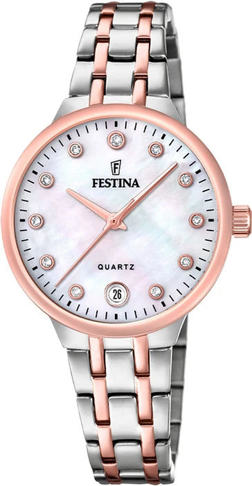 Festina Mademoiselle F20721/1 Ladies' Watch • Sapphire Glass • Mother-of-pearl
