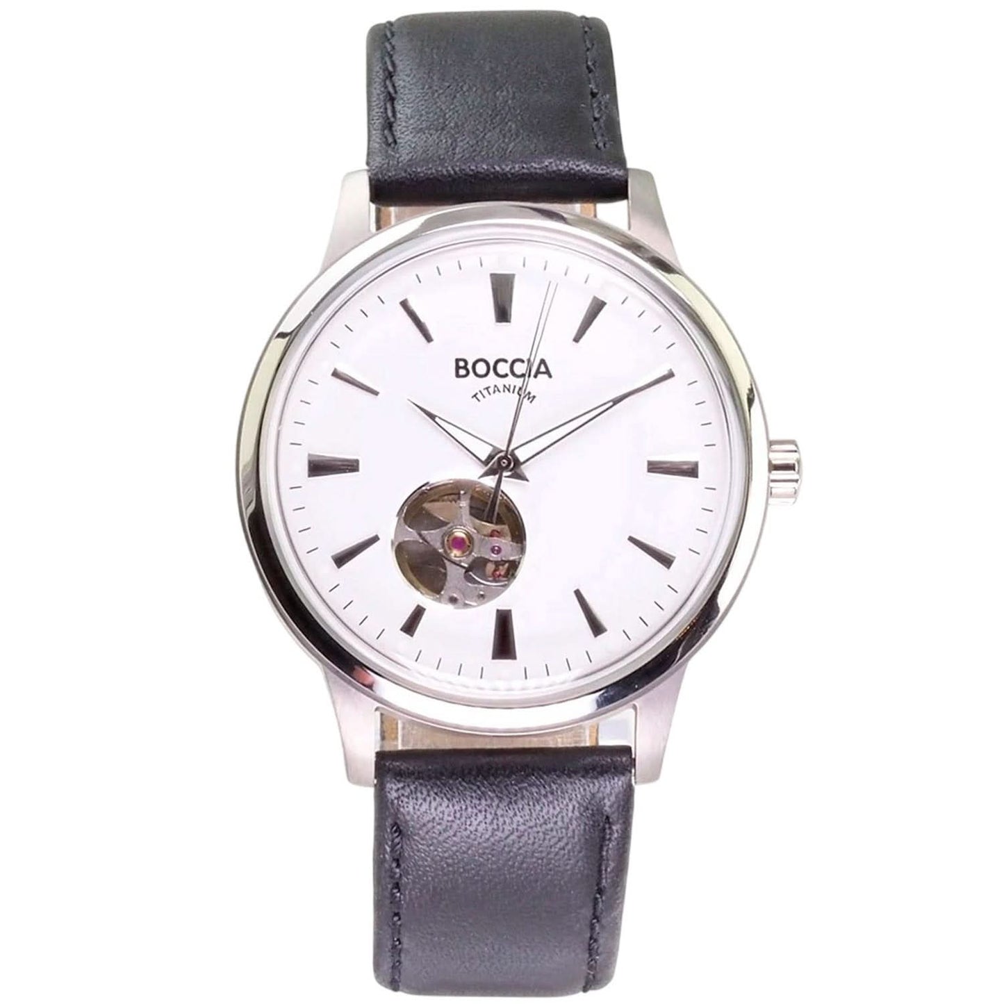 Boccia Titanium 3613-02 Herrenuhr • Titangehäuse • Hypoallergenes Material