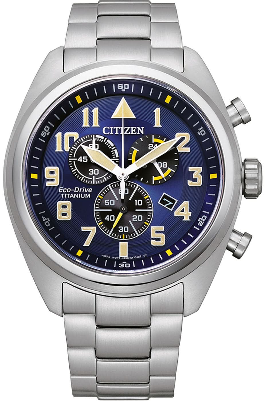Citizen AT2480-81L Herrenuhr • Super Titanium • Eco-Drive