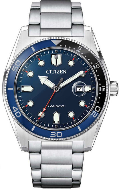 Citizen Eco-Drive AW1761-89L Herrenuhr • Umweltfreundlicher Solar-Antrieb • 10 Bar Wasserdicht