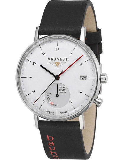 Bauhaus 2112-1 Herren Armbanduhr Classic Solar • Solarwerk Seiko VR43B • Gangreserveanzeige