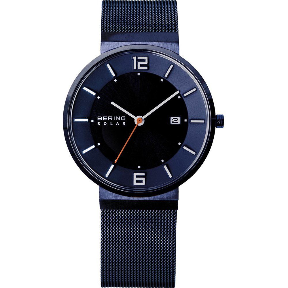 Bering Solar 14639-397 Herrenuhr Blau • Saphirglas • Solarbetrieb