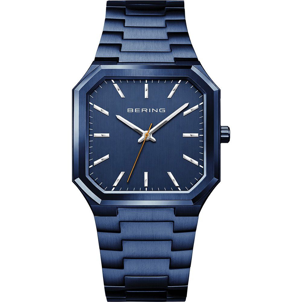 Bering Classic 16535-797 Herren Armbanduhr Blau • Saphirglas • Edelstahl-Gehäuse