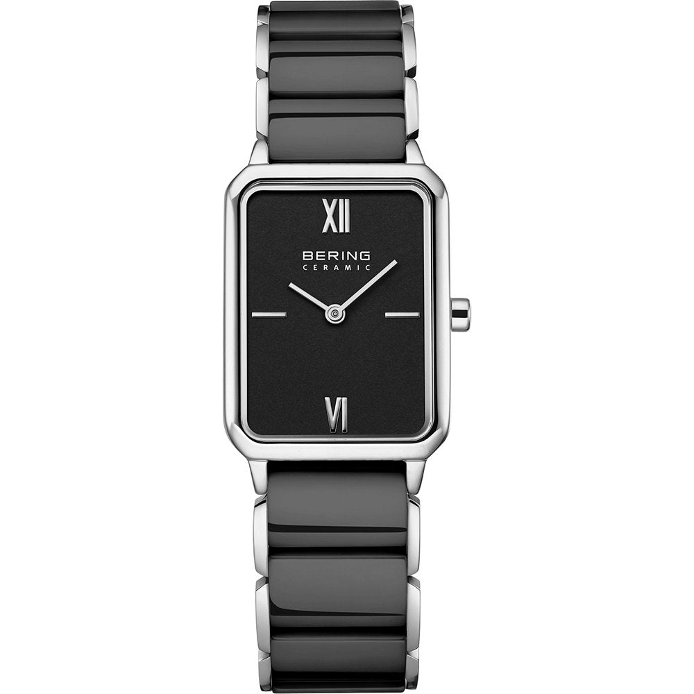 Bering Ceramic 17423-742 Damen Armbanduhr Schwarz • Saphirglas • Keramikarmband