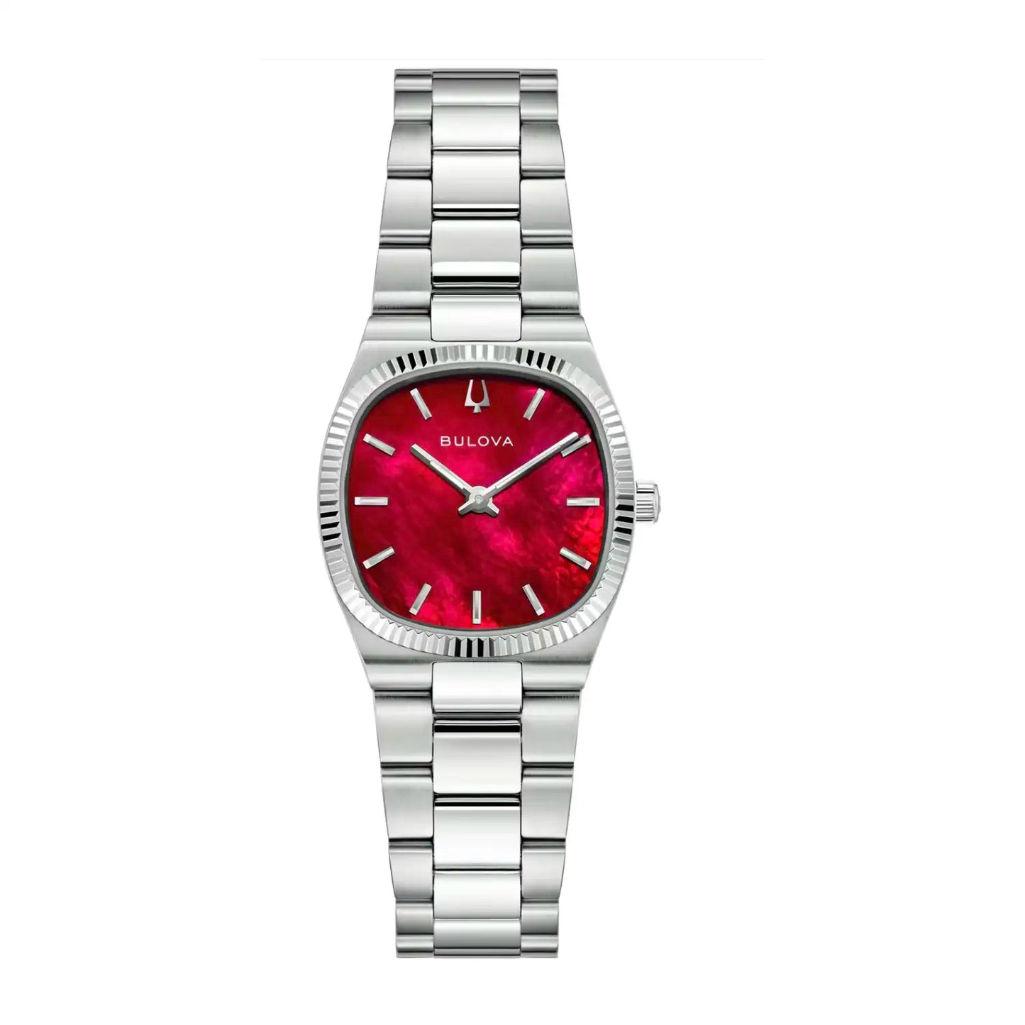 Bulova Super Seville 96L354 Damklocka Röd • Safirglas • Lysande Urtavla