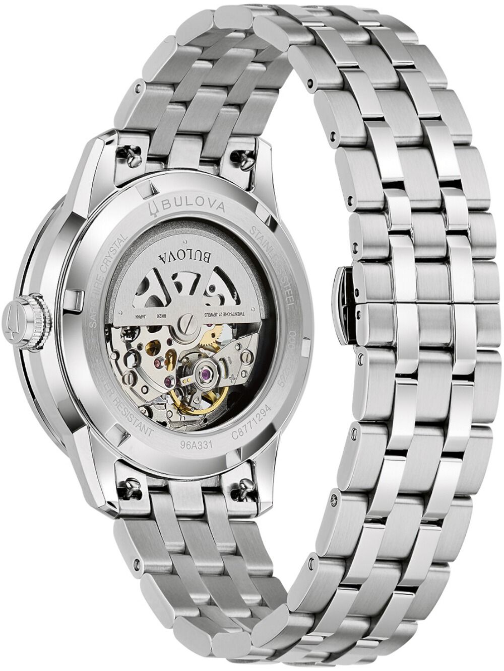 Bulova Sutton 96A331 Herren Automatikuhr • Skelettiertes Zifferblatt • Miyota 8N26 Automatikwerk, Bild 3