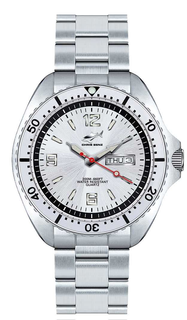 Chris Benz One CBO-SI-MB-SI Herrenuhr • 200m wasserdicht • Saphirglas