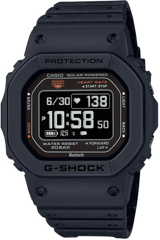 Casio G-Shock DW-H5600-1ER Herrenuhr • Smarte Funktionen • Pulsmessung