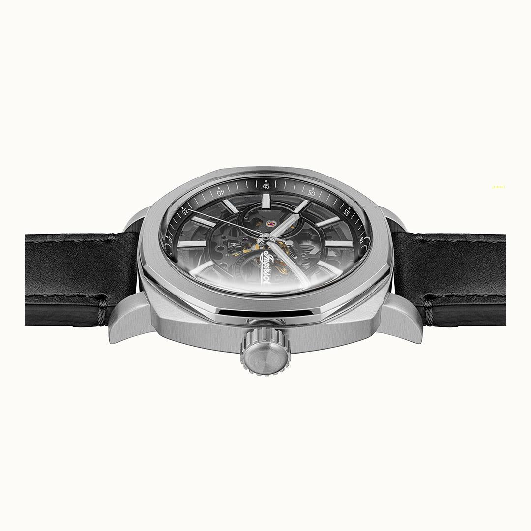 Ingersoll 1892 The Outrider I16401 Herren Armbanduhr Schwarz • Automatikwerk • Mineralglas kratzfest, Bild 3
