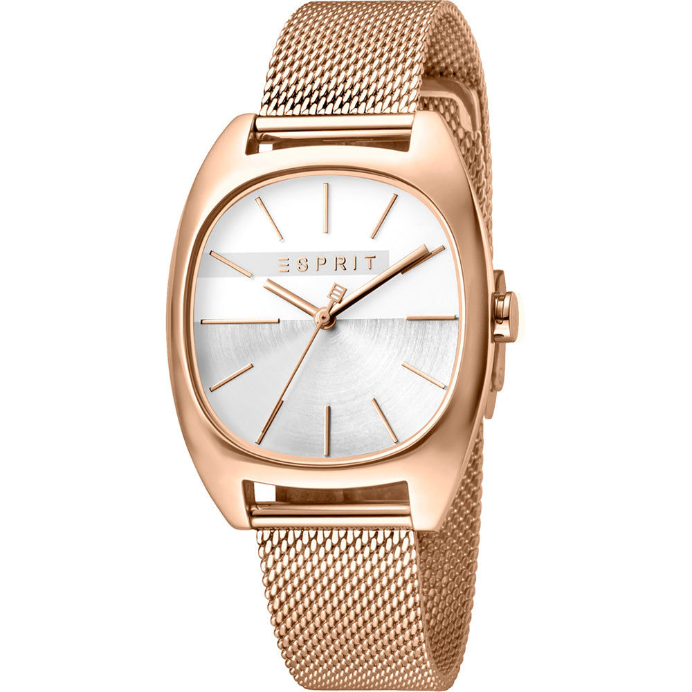Esprit Infinity ES1L038M0105 Damen • Milanaise Edelstahlarmband • Mineralglas