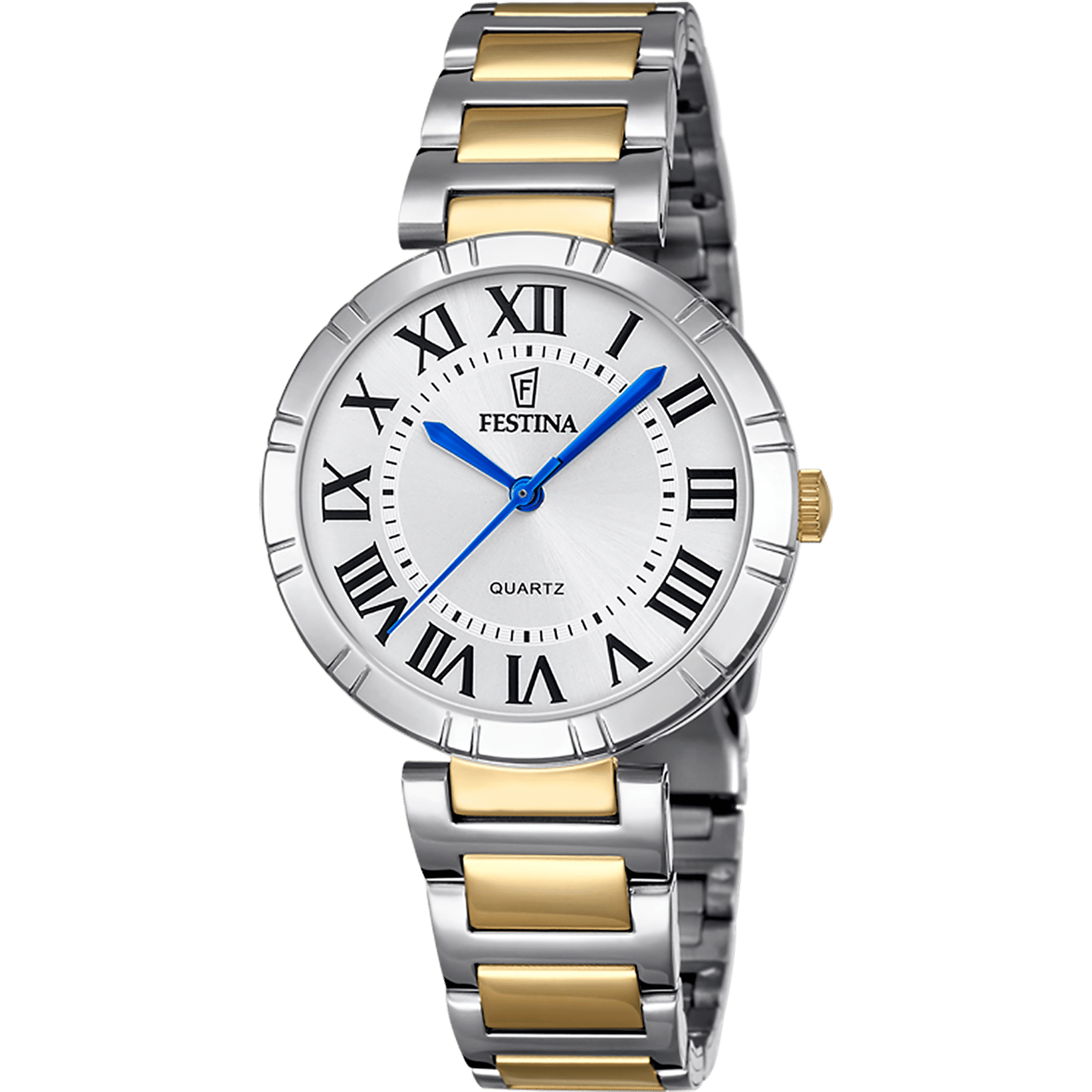 Festina Mademoiselle F16937/G Damenuhr Zweifarbig • Quarzwerk • Mineralglas