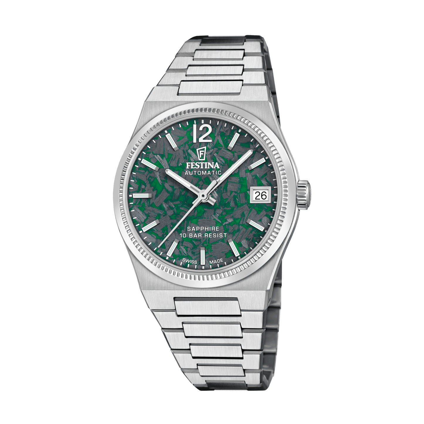 Festina Rivé F20029/4 Damen Armbanduhr • Automatikwerk Soprod P024 • Saphirglas