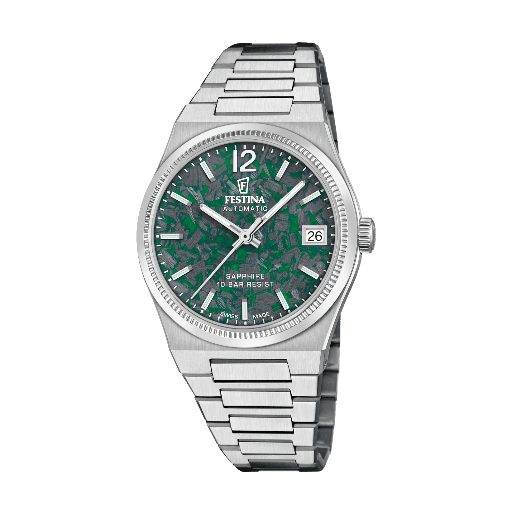Festina Rivé F20029/4 Damen Armbanduhr • Automatikwerk Soprod P024 • Saphirglas