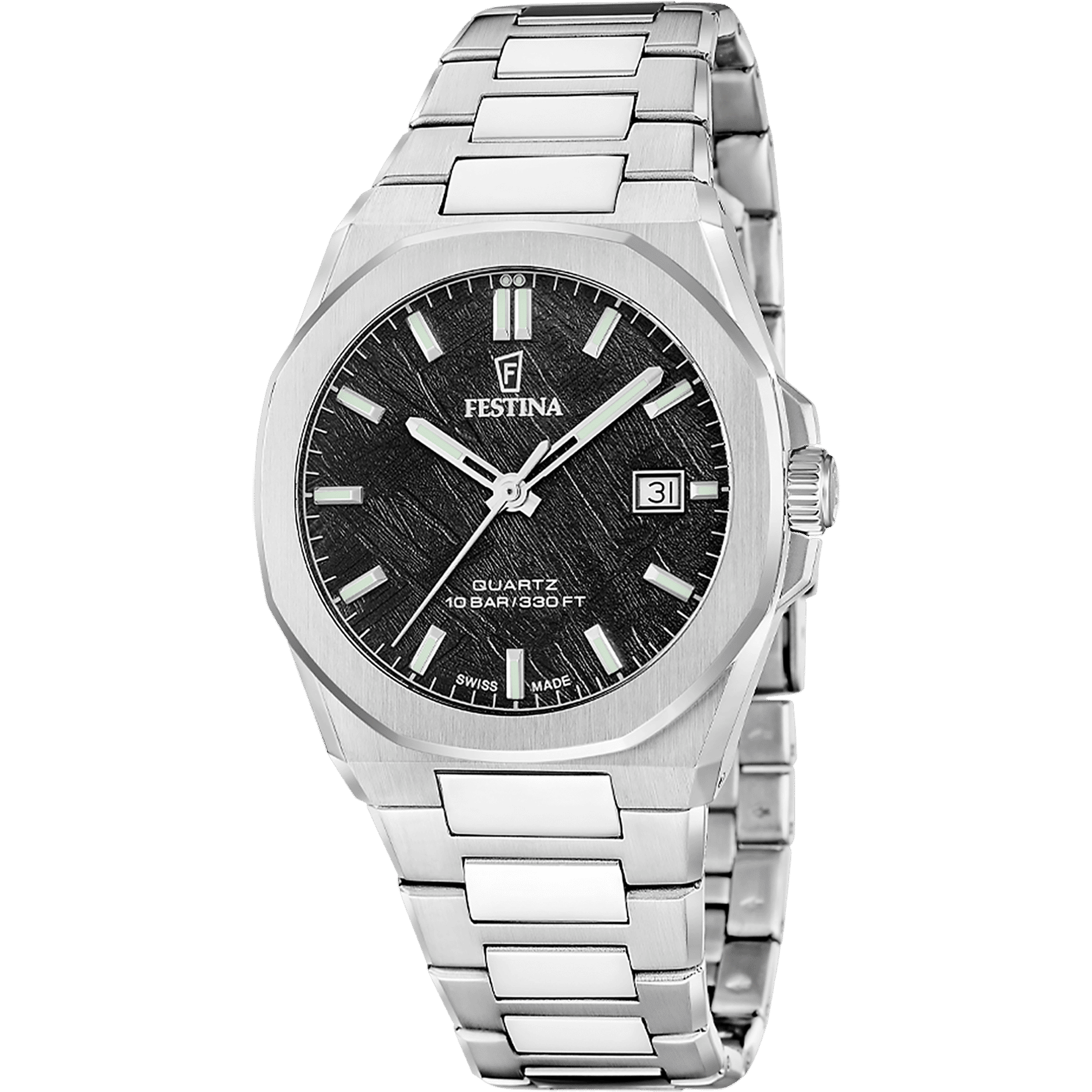 Festina F20100/5 Herrenuhr • Saphirglas • Swiss Made