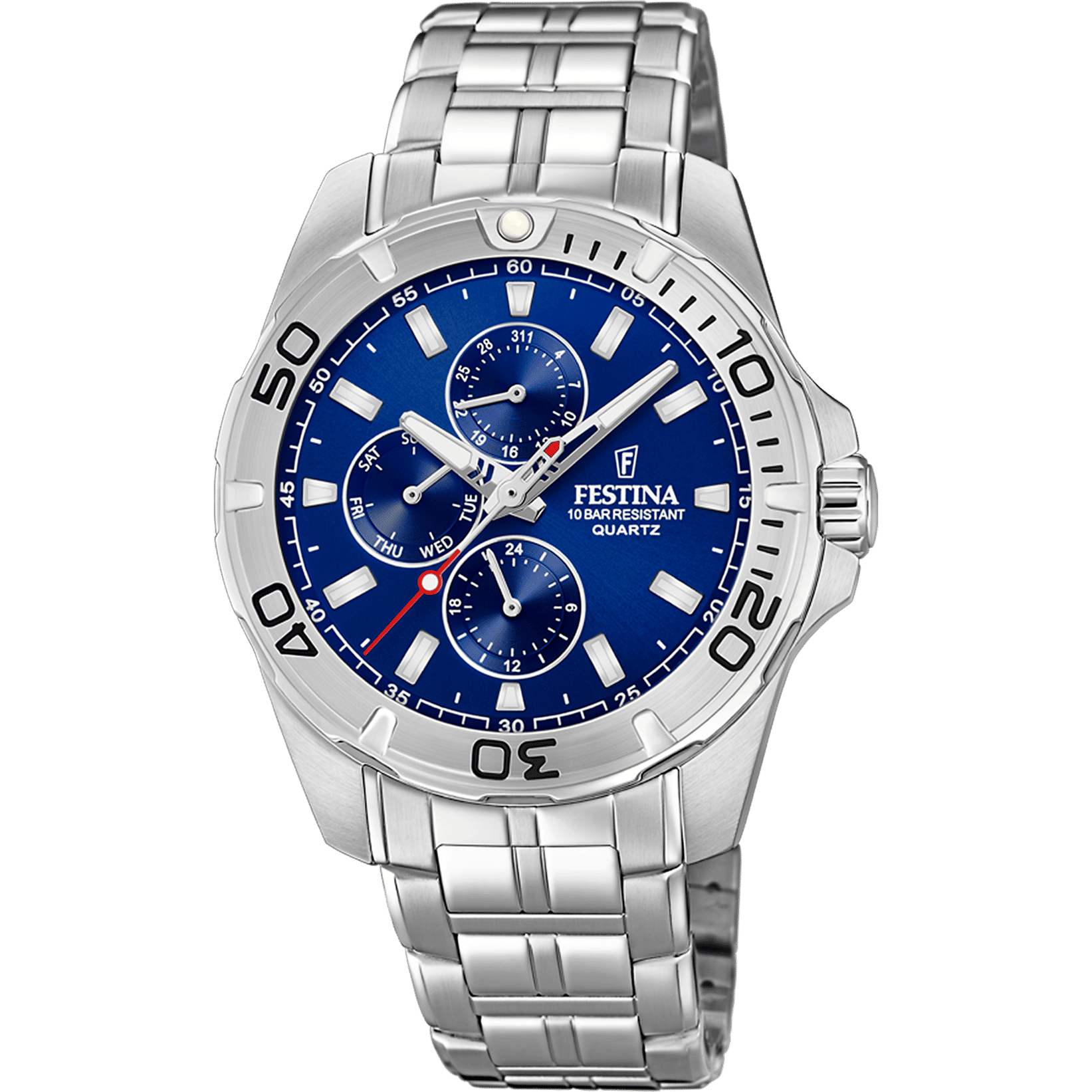 Festina F20445/2 Herrenuhr • Multifunktion Quarzwerk • 10 ATM Wasserdicht