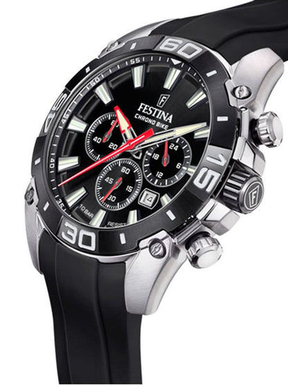 Festina Chrono Bike F20544/1 Herrenuhr Schwarz • Quarz-Chronograph • Mineralglas, Bild 2