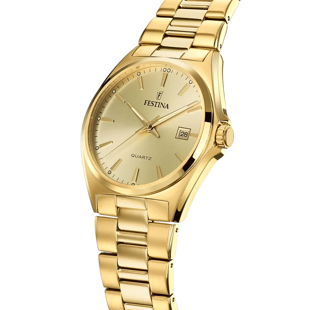 Festina Classicals F20555/3 Herrenuhr • Edelstahl • Champagner