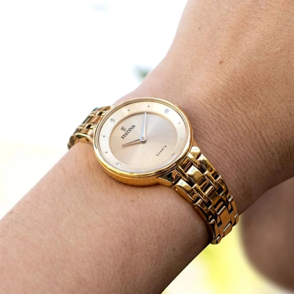 Festina Mademoiselle F20601/2 Damenuhr • Elegantes Design • Edelstahl