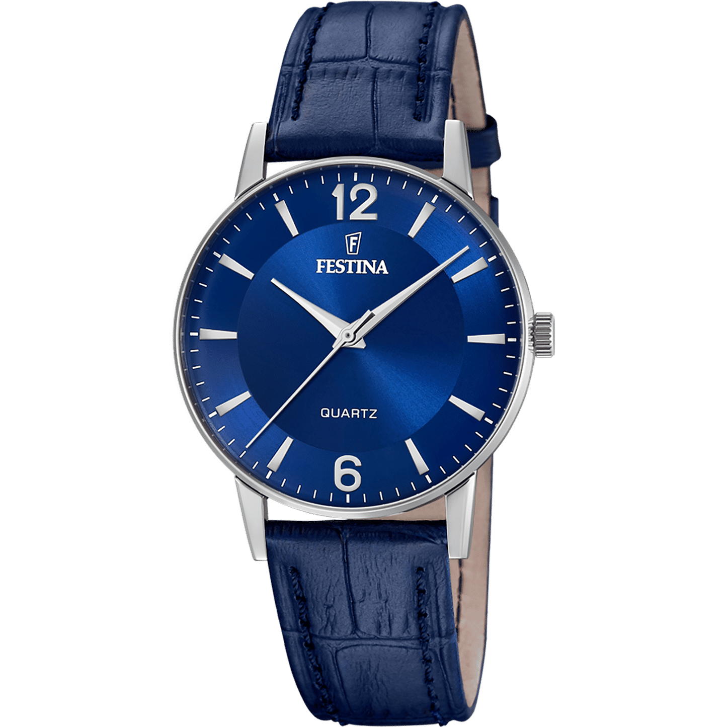 Festina F20690/3 Herrenuhr Quarz • Blaues Zifferblatt • 3 ATM