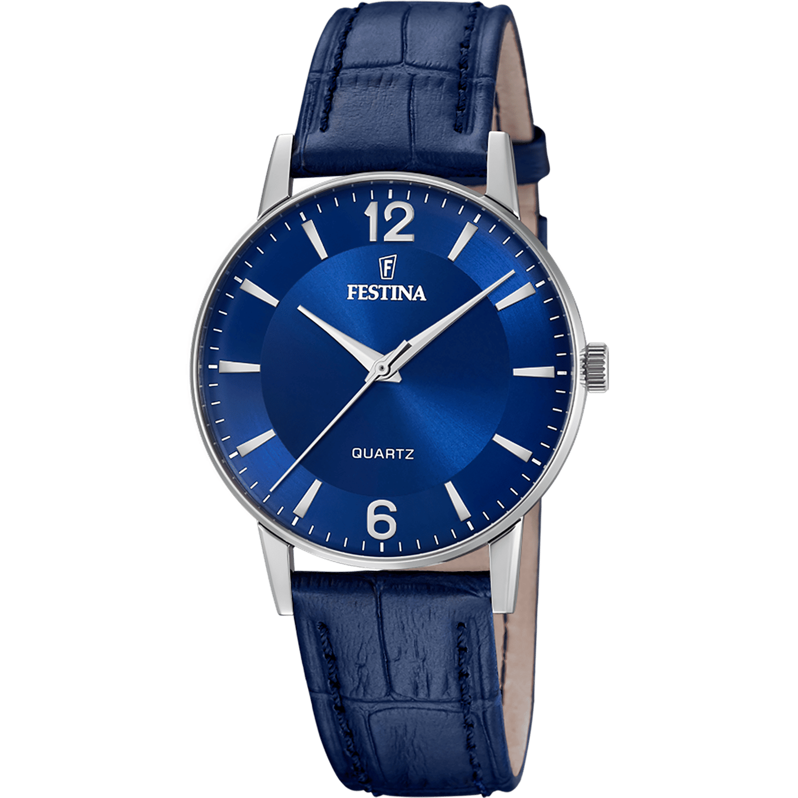 Festina F20690/3 Herrenuhr Quarz • Blaues Zifferblatt • 3 ATM