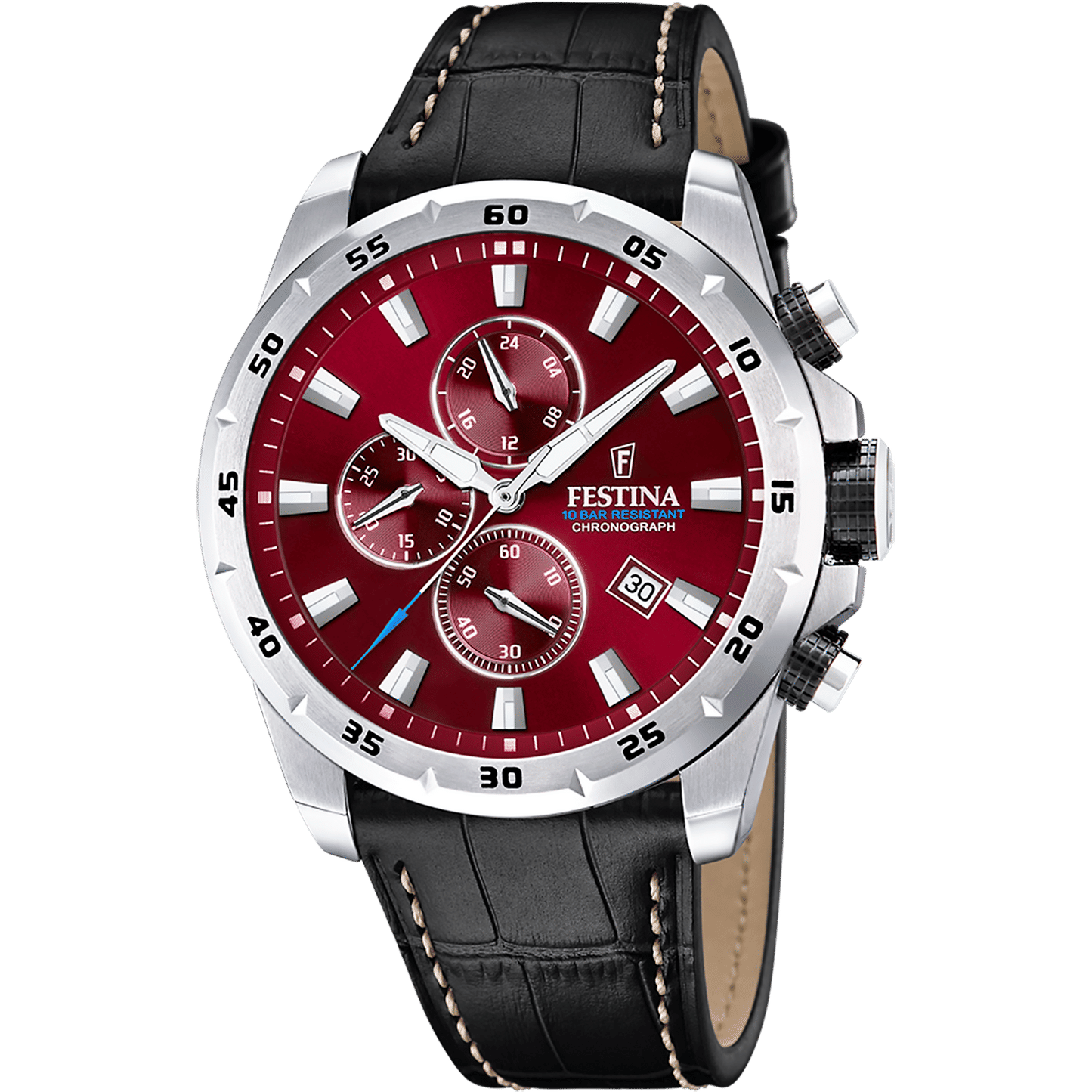 Festina Timeless Chronograph F20692/5 Herren • Chronograph • Lederarmband