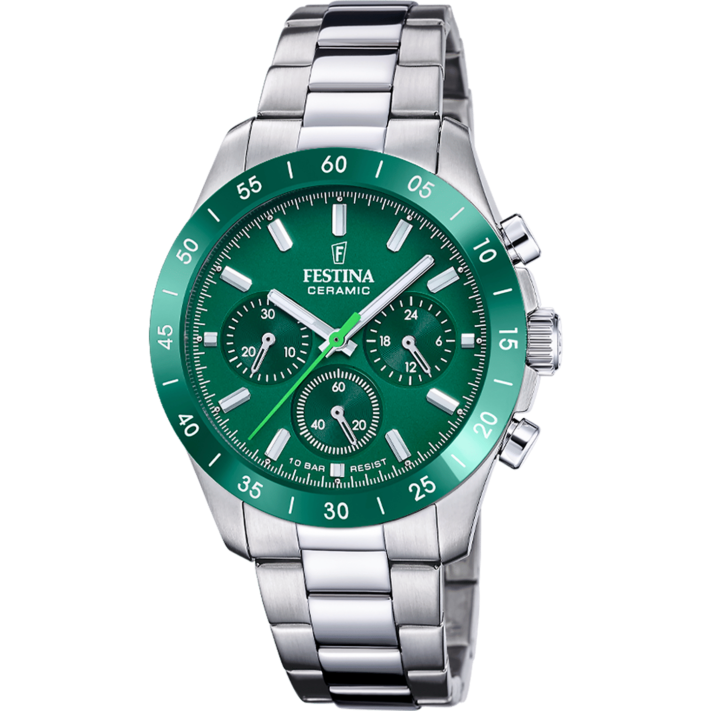 Festina F20693/6 Damenuhr Chronograph • 10 ATM Wasserdicht • 39 mm Gehäuse