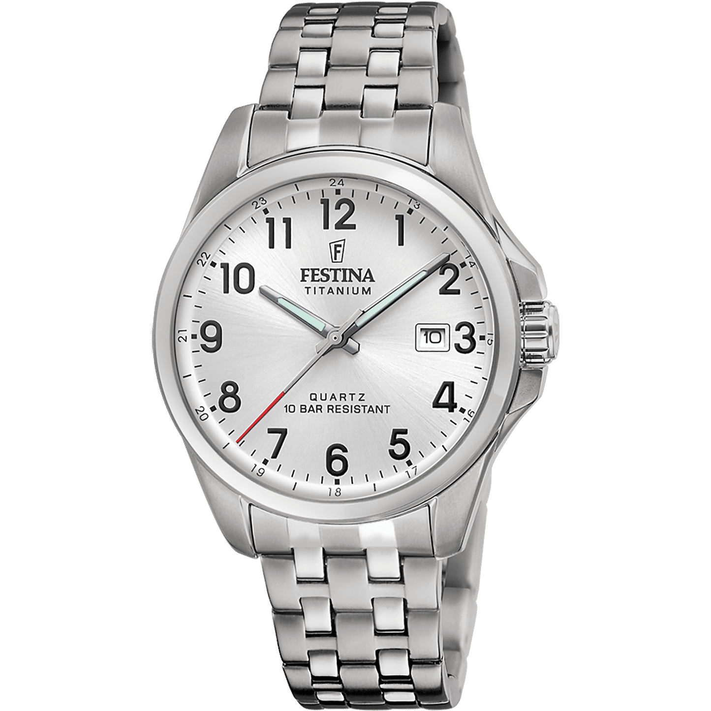 Festina F20696/1 Herrenuhr Titanium Weiß • Quarzwerk MIYOTA 2315 • 10 ATM