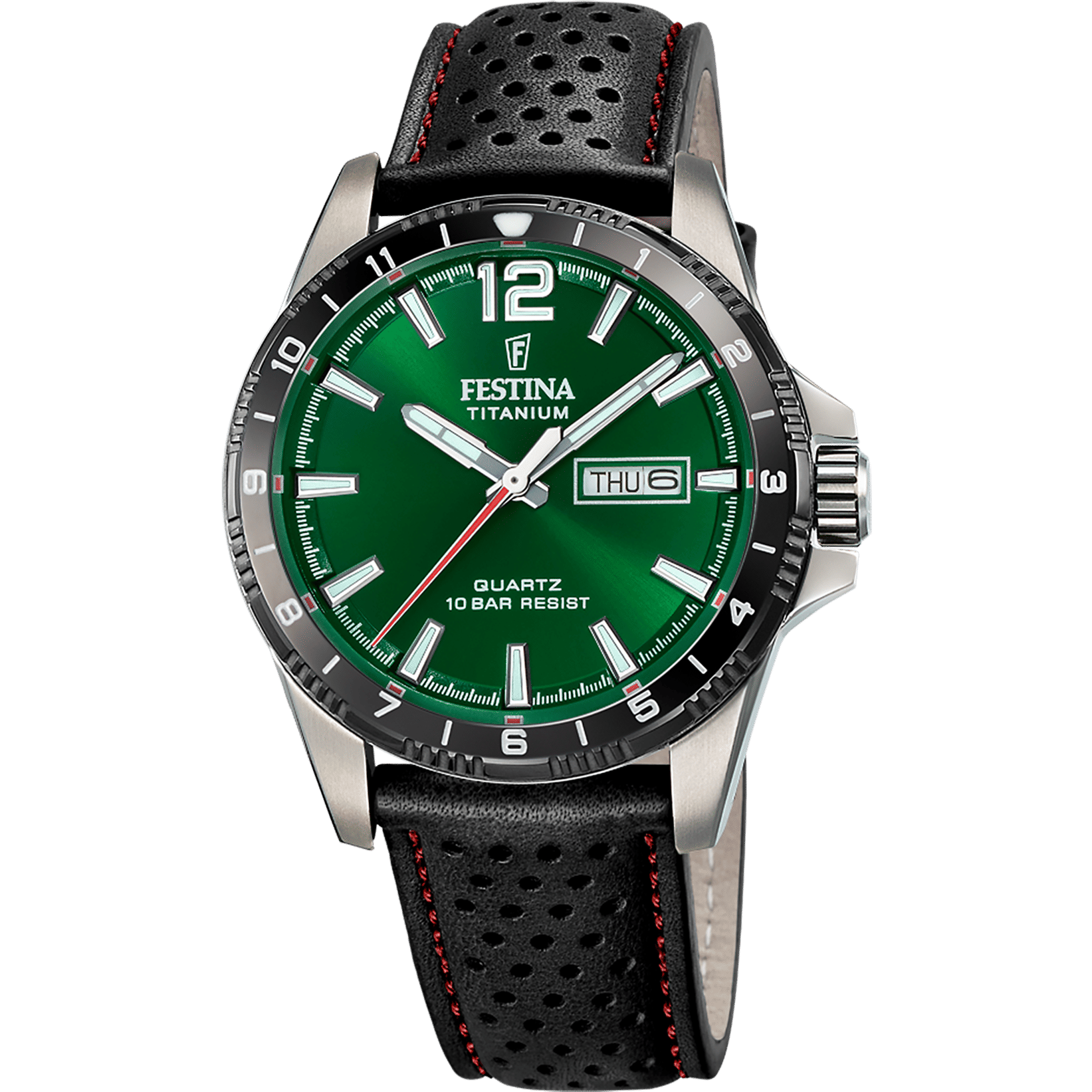 Festina F20699/3 Herrenuhr Quarz Titan • 10 ATM • 43 mm Titangehäuse