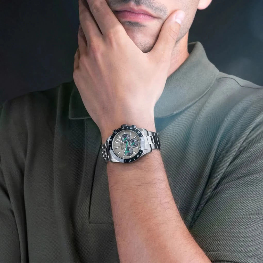 Festina Ceramic F20703/1 Herrenuhr • Keramik-Lünette • Quarz-Chronograph
