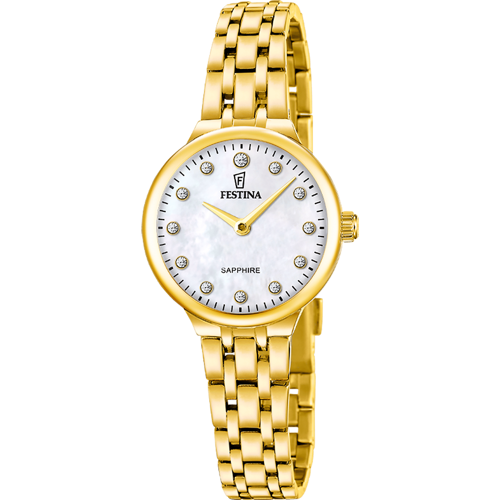 Festina Mademoiselle F20745/1 Damen • Perlmutt-Zifferblatt • Edelstahlarmband