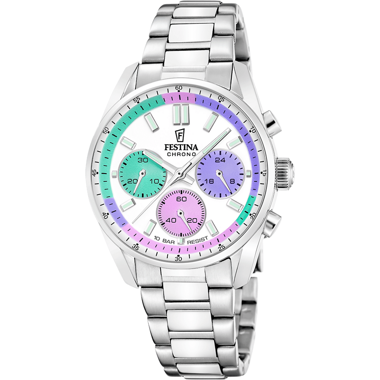 Festina Boyfriend F20753/5 Damen • Chronograph • Mineralglas