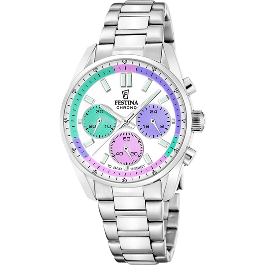 Festina Boyfriend F20753/5 Damen • Chronograph • Mineralglas
