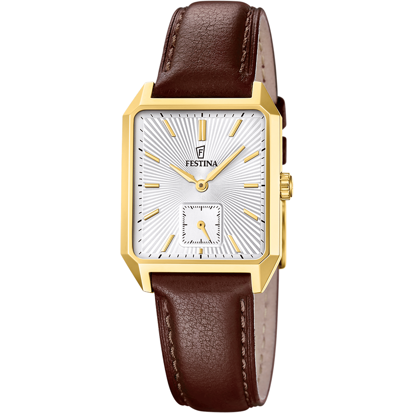 Festina On The Square F20780/3 Herren • Quarzwerk • Eckiges Gehäuse
