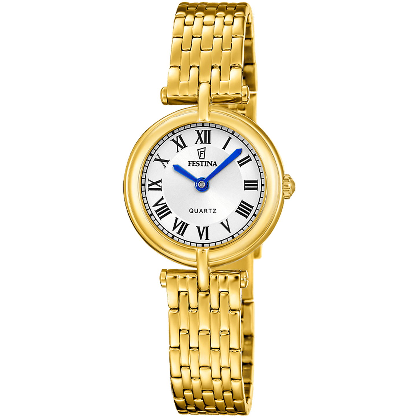 Festina Mademoiselle F20790/1 Damenuhr Goldfarben • Quarzwerk • Mineralglas