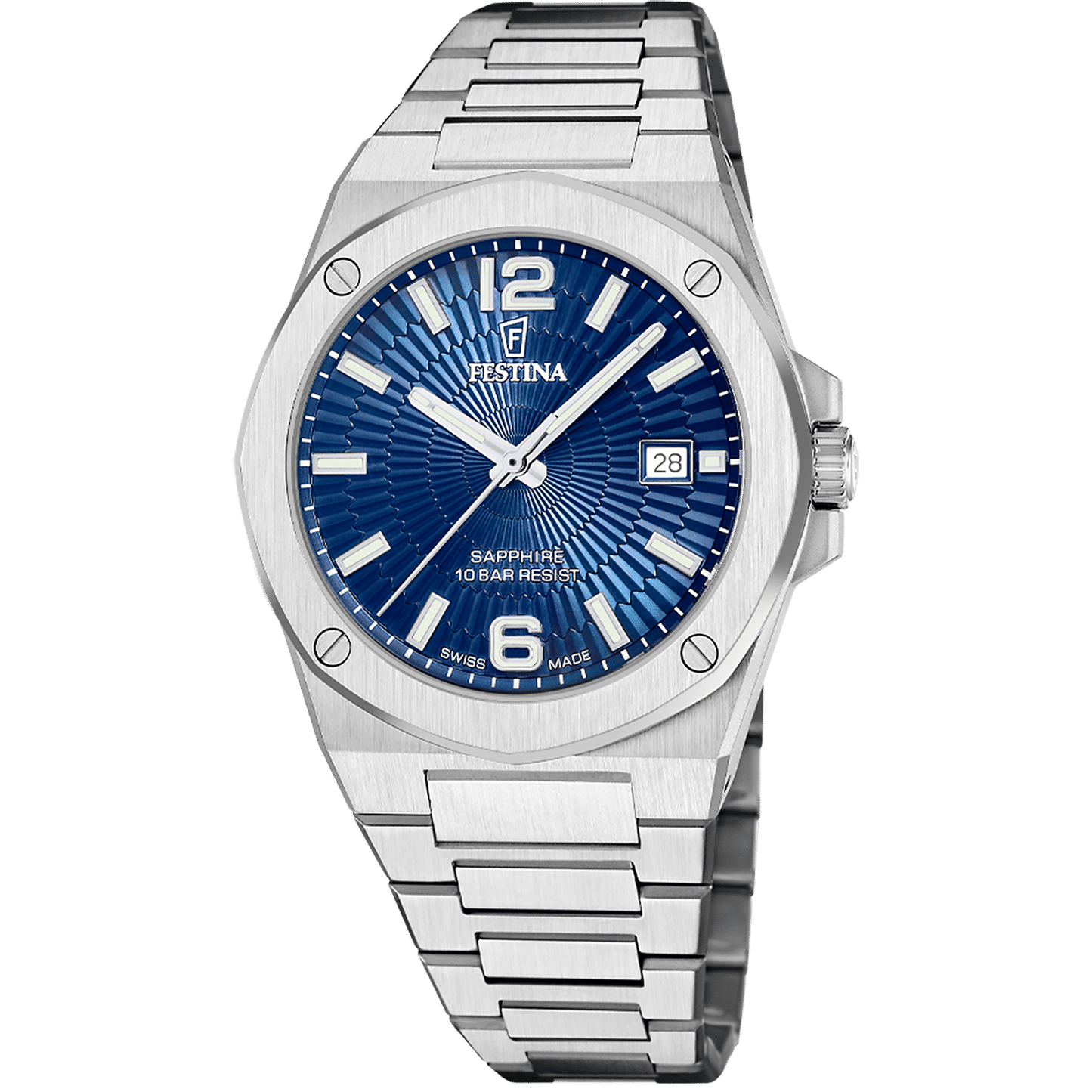Festina Swiss Made F22000/2 Vallée Herrenuhr • Saphirglas • 10 ATM