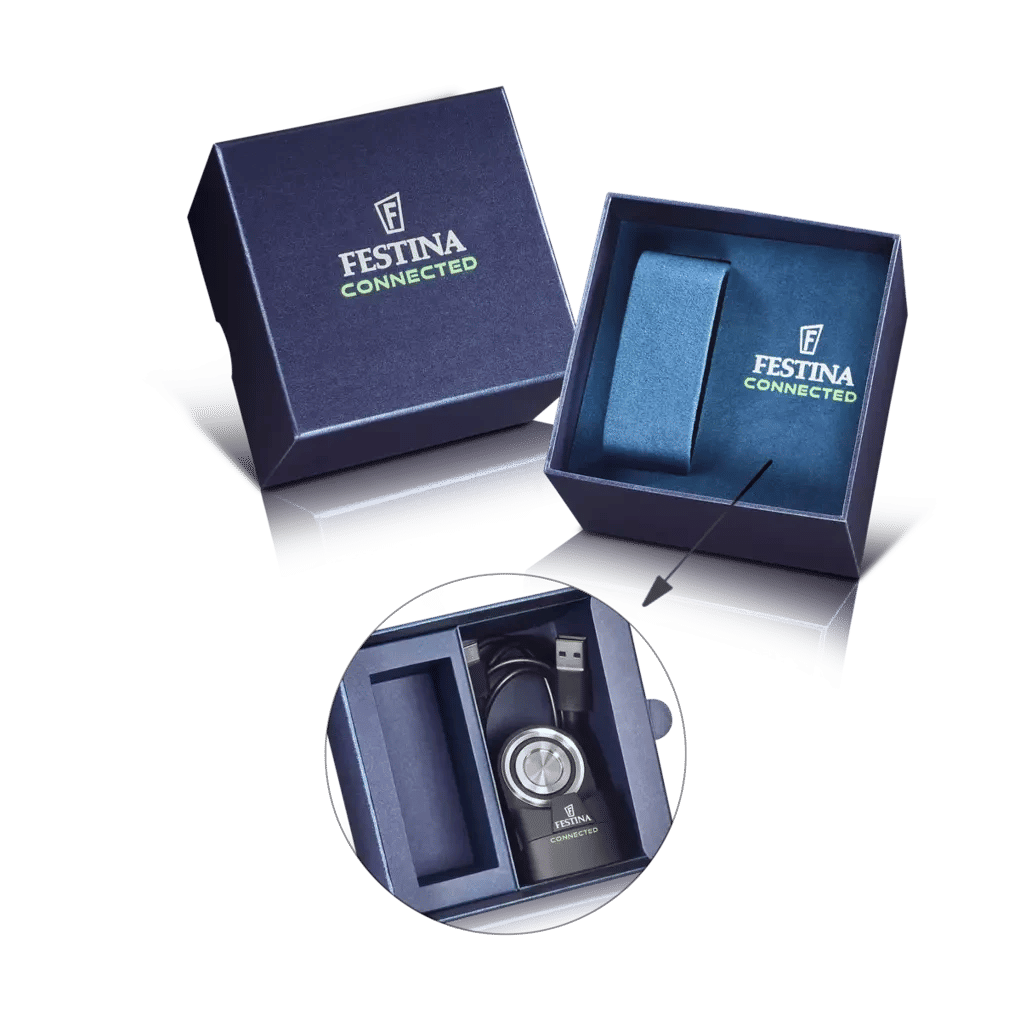Festina Connected F23000/1 Herrenuhr • Robustes Titangehäuse • Saphirglas