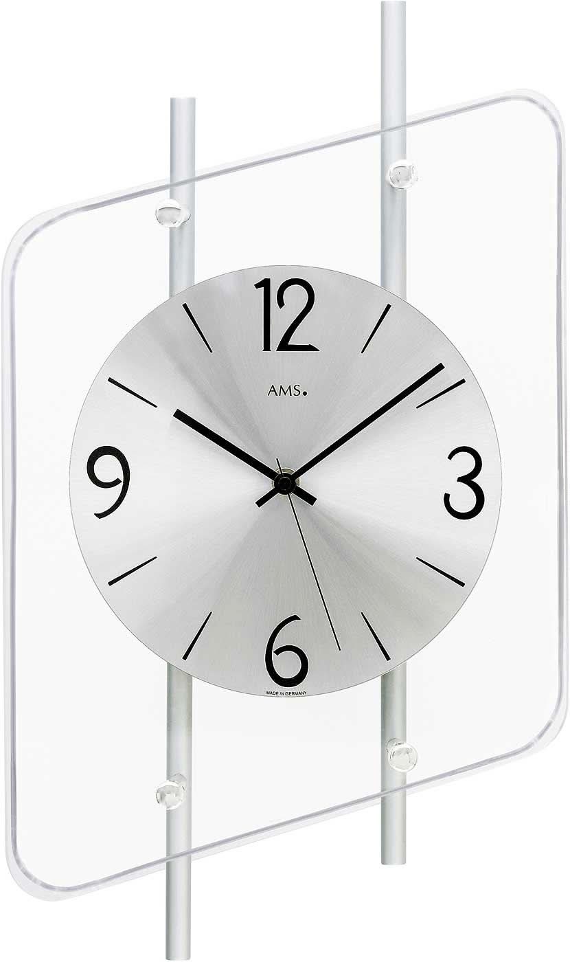 AMS Wanduhr • Zeitloses Design • Präzises Uhrwerk