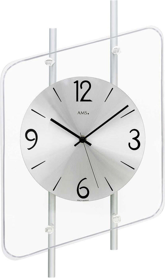 AMS Wanduhr • Zeitloses Design • Präzises Uhrwerk